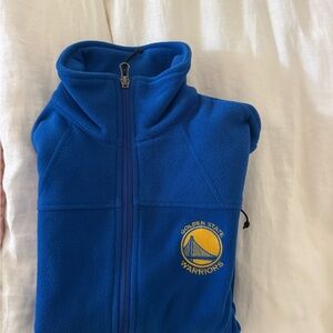 Golden State Warriors Blue Fleece Jacket